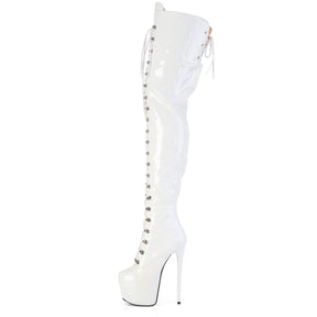 JUBILANT-4012 Crotch High Boot White Multi view 4