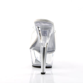 KISS-201 Black & Clear Peep Toe High Heel Clear Multi view 3