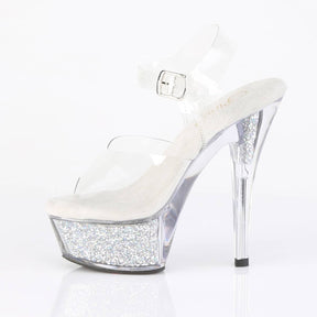 KISS-208RSI Glitter Clear Sandals