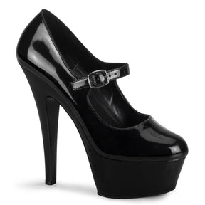 KISS-280 Black 6 Inch Mary Jane Heels