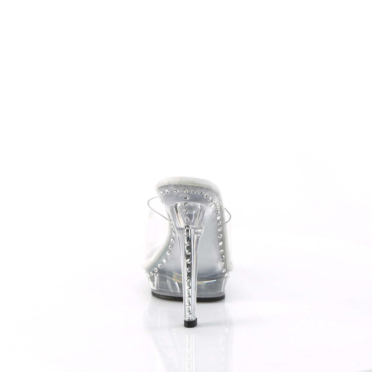 LIP-101LS Clear Peep Toe High Heel Clear Multi view 3