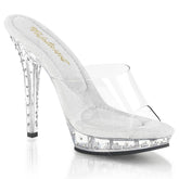 LIP-101SDT Clear Peep Toe High Heel