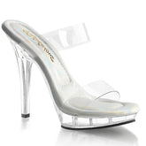 LIP-102-1 Clear Peep Toe High Heel