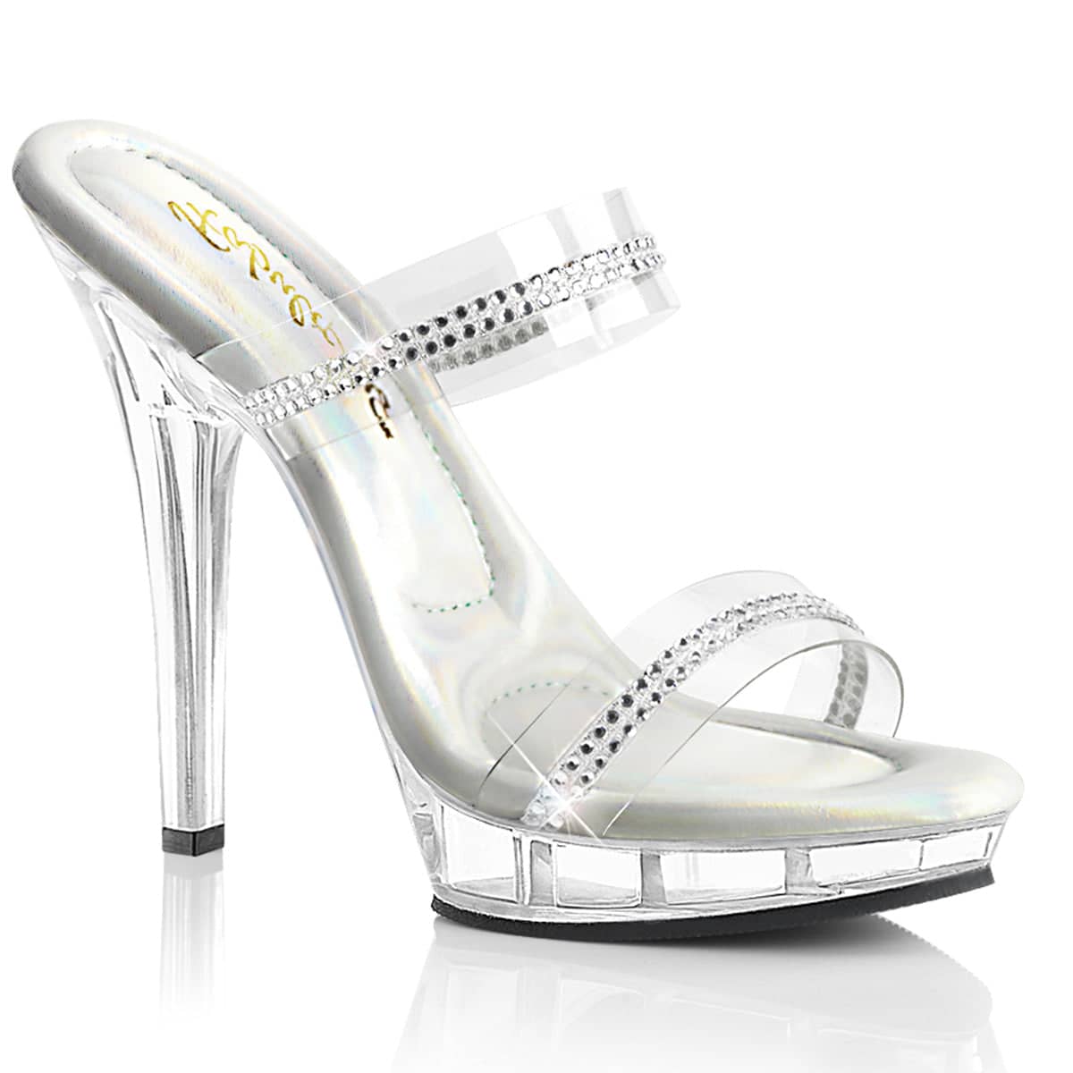 LIP-102-2 Clear Peep Toe High Heel