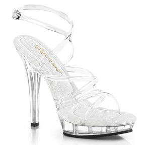 LIP-106 Clear Ankle Sandel High Heel