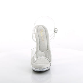 LIP-108 Ankle Sandel High Heel Clear Multi view 5