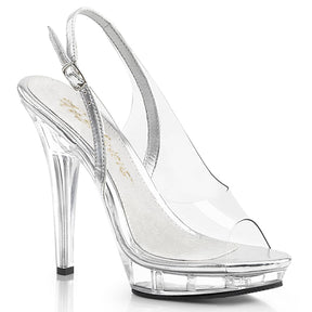 LIP-150 Clear Ankle Sandel High Heel