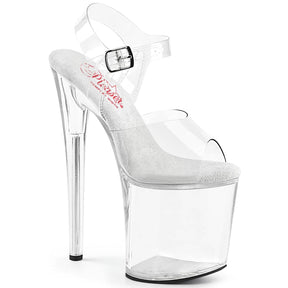 NAUGHTY-808 Ankle Peep Toe High Heel