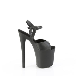 NAUGHTY-809 Ankle Peep Toe High Heel