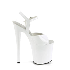 NAUGHTY-809 Ankle Peep Toe High Heel