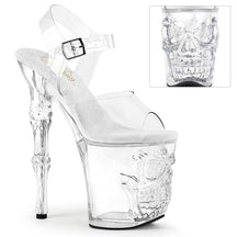 RAPTURE-808 Clear Ankle Peep Toe High Heel