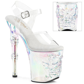 RAPTURE-808HT Opal Skull Platform Sandal