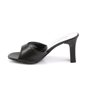 ROMANCE-301-2 Black Slide Heel