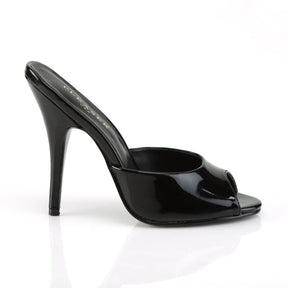 SEDUCE-101 Black Patent Mule Heels