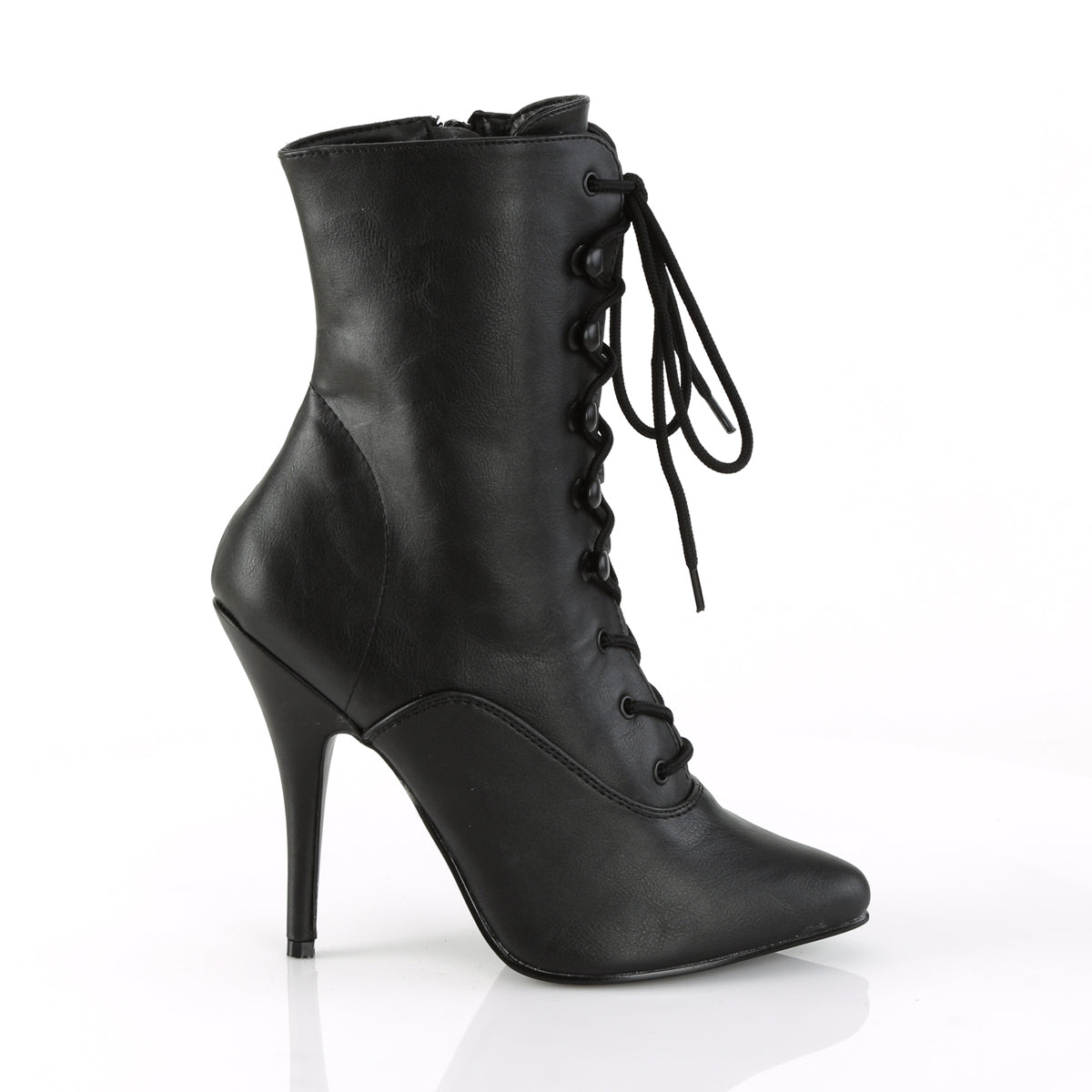 SEDUCE-1020 Black Patent Ankle Boots Black Multi view 2