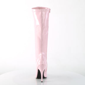 SEDUCE-2000 Black Patent Knee High Boots Pink Multi view 3