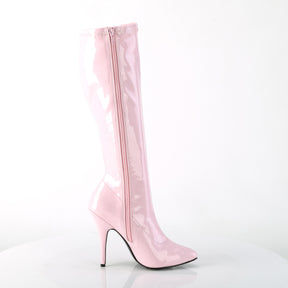 SEDUCE-2000 Black Patent Knee High Boots Pink Multi view 2