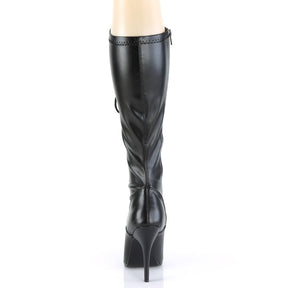 SEDUCE-2024 Leather Lace Up Knee High Boots