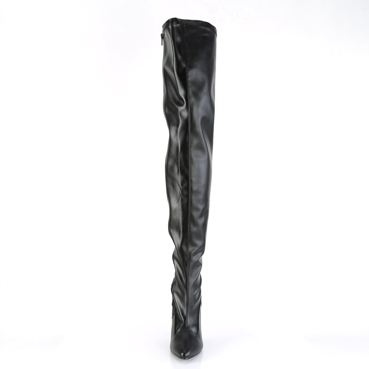 SEDUCE-3000 Black Matte Thigh High Boots Black Multi view 5