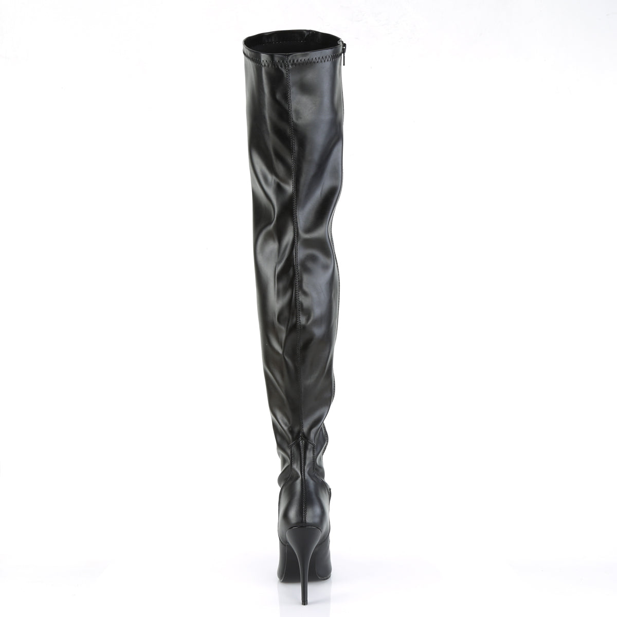 SEDUCE-3000 Black Matte Thigh High Boots Black Multi view 3