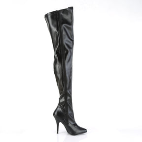 SEDUCE-3000 Black Matte Thigh High Boots Black Multi view 2