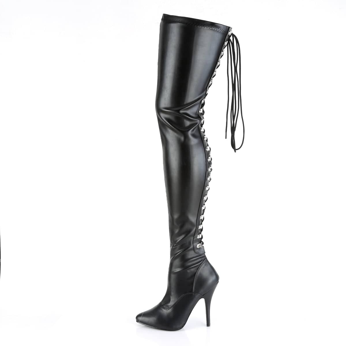 SEDUCE-3063 Black Thigh High Boots