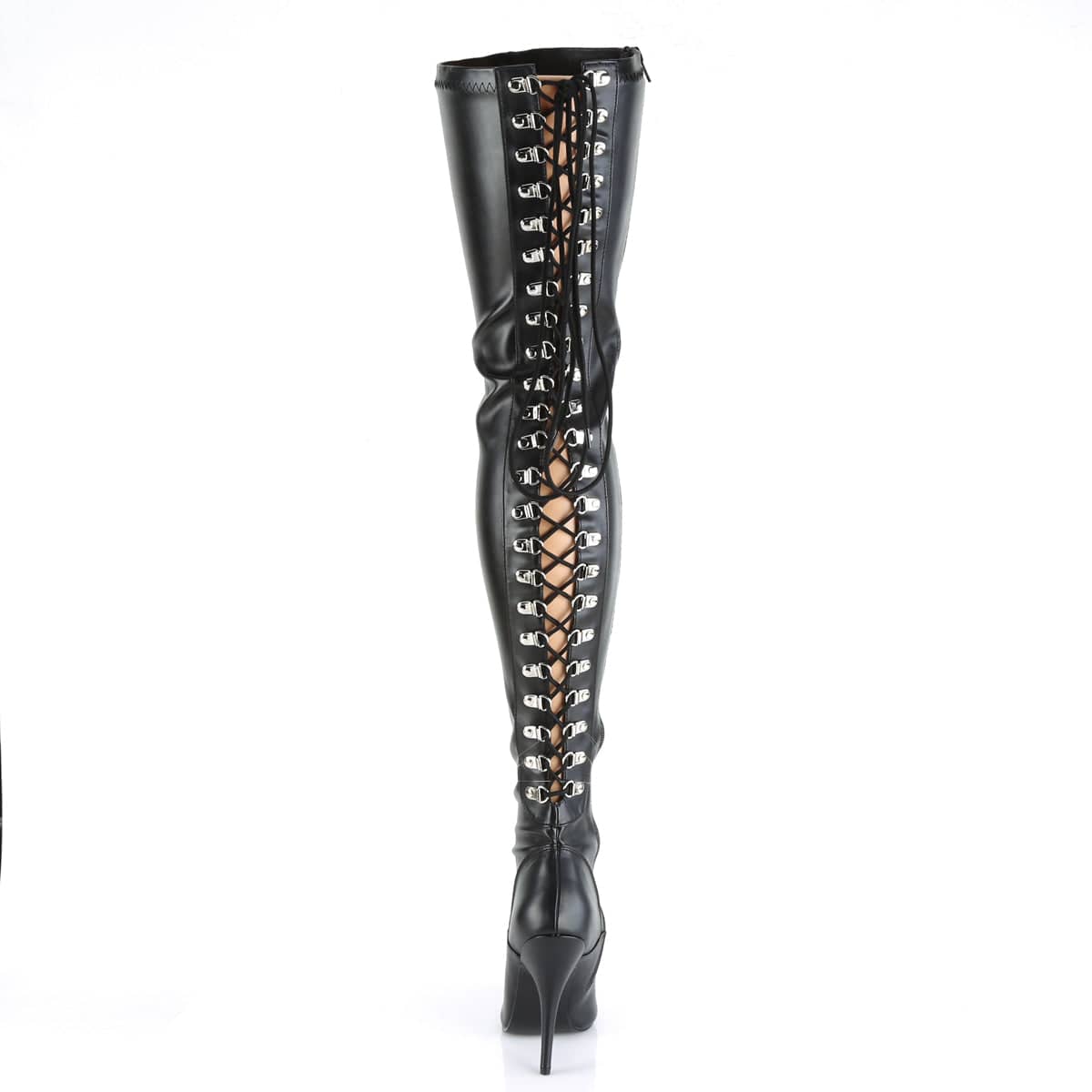 SEDUCE-3063 Black Thigh High Boots