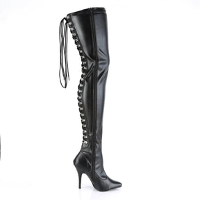 SEDUCE-3063 Black Thigh High Boots