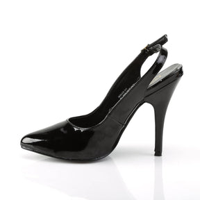 SEDUCE-317 Black Sling Back Heels