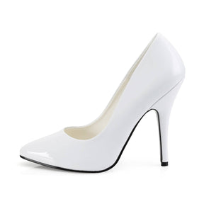 SEDUCE-420 White Patent High Heels