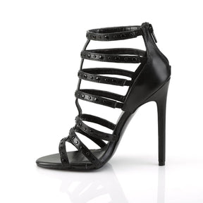 SEXY-15 Black Caged Heels