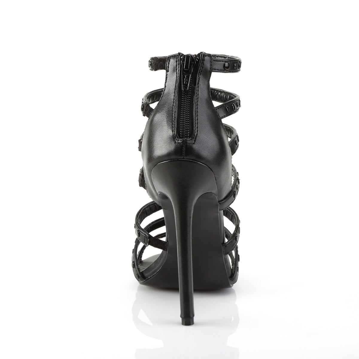 SEXY-15 Black Ankle Gladiator High Heel Black Multi view 3