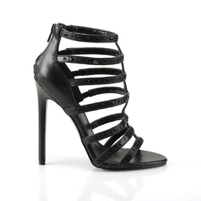 SEXY-15 Black Caged Heels