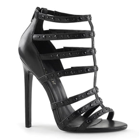 SEXY-15 Black Caged Heels