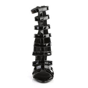 SEXY-52 Black Gladiator High Heels