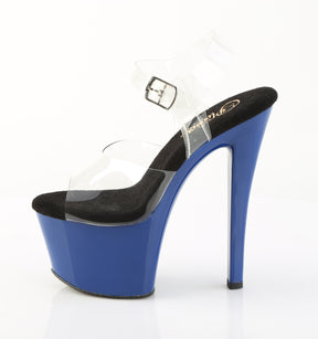 SKY-308 Royal Blue Platform Sandals