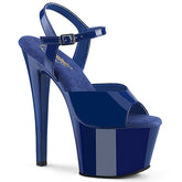 SKY-309 Royal Blue Platform Sandal