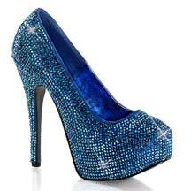 TEEZE-06R Rhinestone Platform High Heels