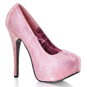 TEEZE-06R Rhinestone Platform High Heels