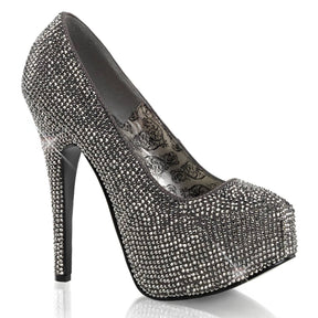 TEEZE-06R Rhinestone Platform High Heels