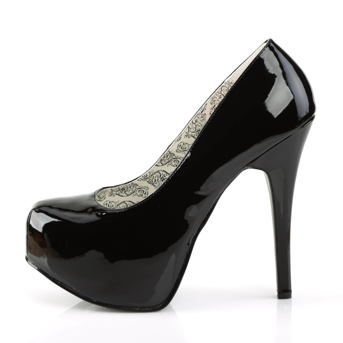 TEEZE-06W Black Patent Pump High Heel Black Multi view 4