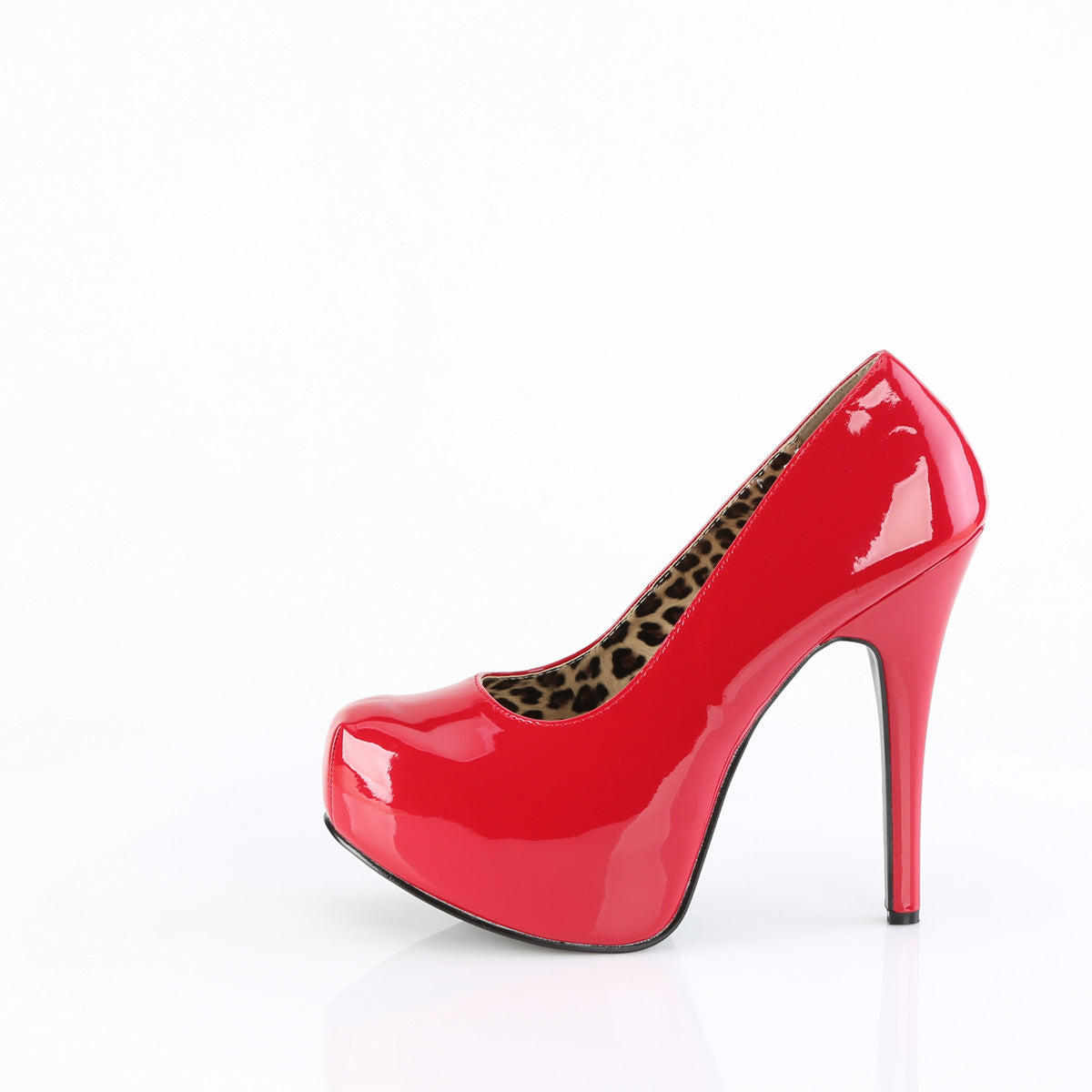 TEEZE-06W Black Patent Pump High Heel Red Multi view 4