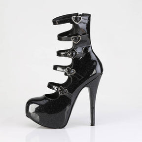 TEEZE-23 Heart Buckle High Heels