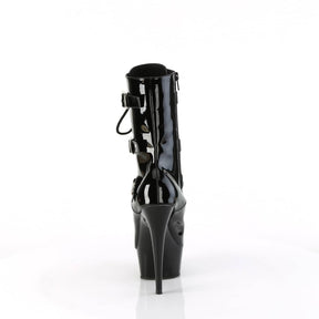 DELIGHT-1043 Black Calf High Boots