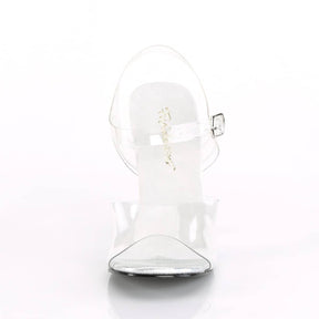 GALA-08MG Clear Ankle Peep Toe High Heel