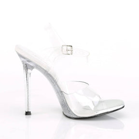 GALA-08MG Clear Ankle Peep Toe High Heel