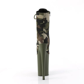 INFINITY-1020CAMO Green & Brown Calf High Boots