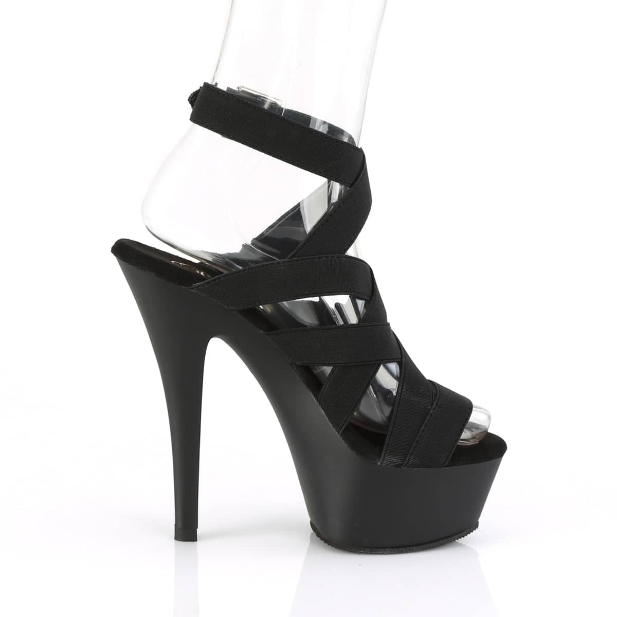 KISS-241 Black Ankle Sandel High Heel