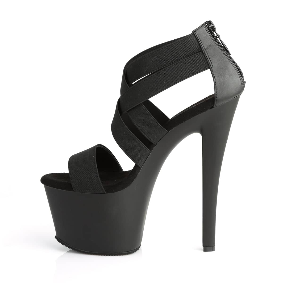 SKY-369 Black Ankle Sandel High Heel